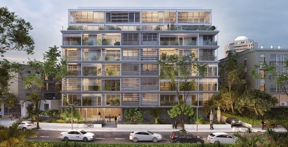 פרויקט ליפסקי 24 בתל אביב.פרויקט פינוי בינוי סמוך לרחוב פנקס